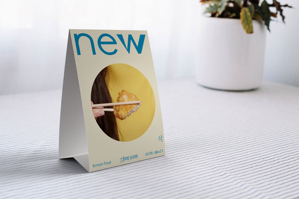 Custom Table Tent Printing – 4x6 Tabletop Display Cards by RedPrinting